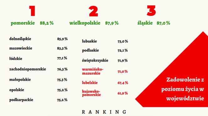 Zadowolenie z poziomu życia 