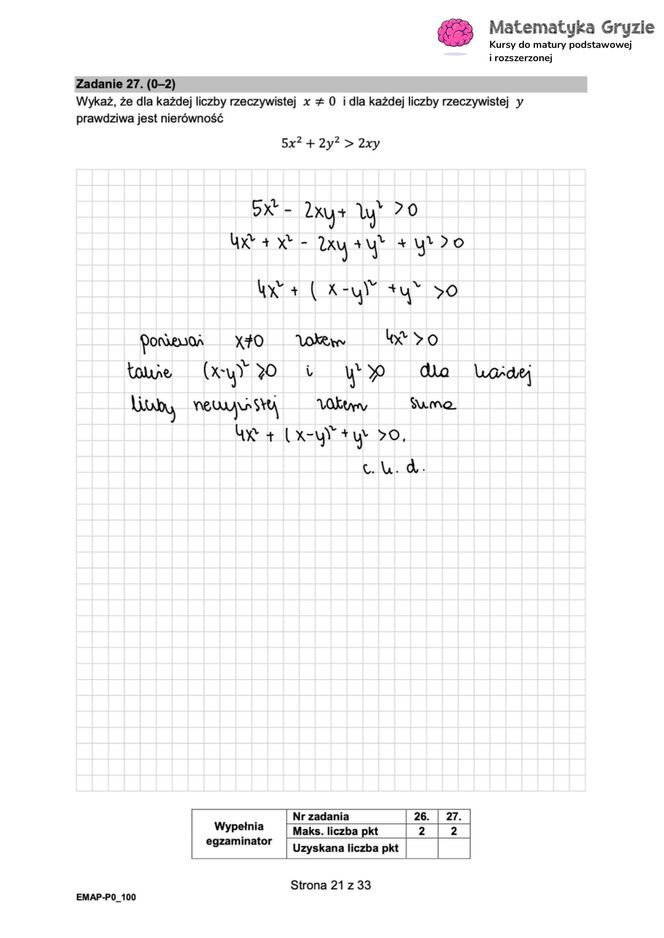 Matura 2025: matematyka 6.05.2025. ODPOWIEDZI z matematyki. Zobacz rozwiązane zadania [Formuła 2015]