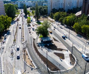 Tramwaj na Stegny w Warszawie w przeddzień otwarcia