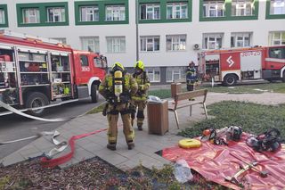 Powiatowe ćwiczenia strażackie w szpitalu wojewódzkim w Siedlcach