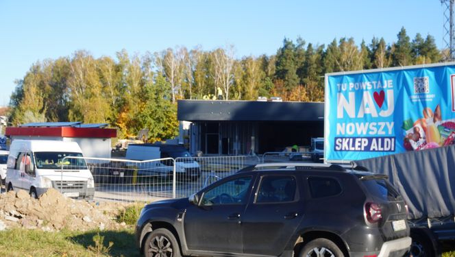 Na obrzeżach Olsztyna powstaje nowy sklep ALDI. Wiemy, kiedy zaplanowano otwarcie [ZDJĘCIA]