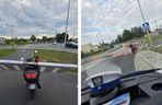 Załadował drzwi na motorower i ruszył w miasto. Nawet policjantów zdziwił ten widok