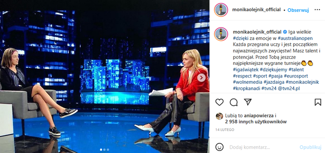 Monika Olejnik i jej dziwne buty