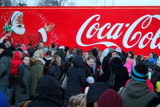 Ciężarówka Coca-Coli w Szczecinie