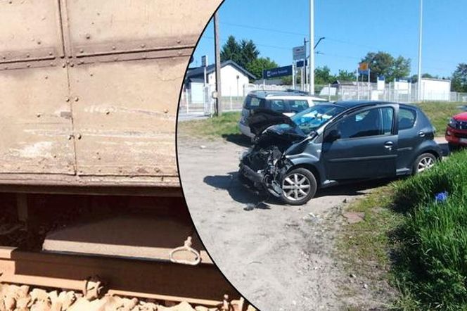 Zgierz. Wypadek na przejeździe kolejowym. 20-latka uderzyła w lokomotywę PKP Cargo