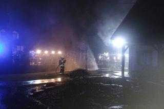 Łętownia. Pożar pensjonatu