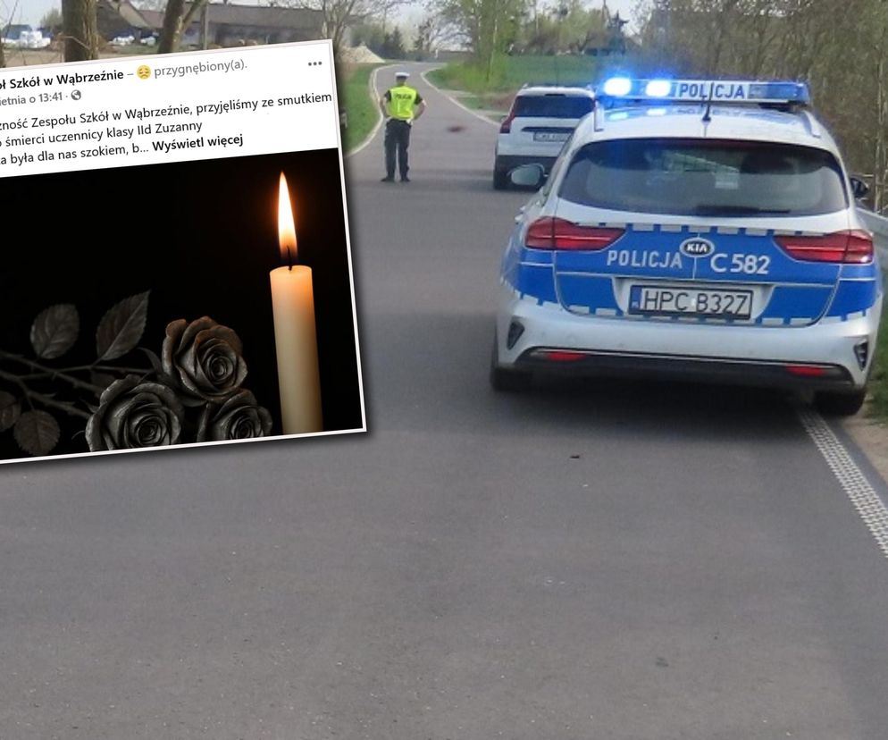 Wąbrzeska szkoła opłakuje 17-letnią Zuzię. Wzruszający wpis. Była wesołą, uśmiechniętą dziewczyną