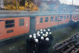 Demolka pociągu w Iławie. Stu policjantów w akcji