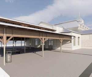 Dworzec kolejowy w Otwocku - remont, wizualizacje