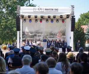 80. rocznica Powstania w Getcie Białostockim. Tak wyglądały uroczystości upamiętniające [ZDJĘCIA]