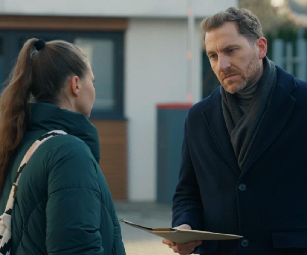 Barwy szczęścia, odcinek 3177. Gabrysia (Marta Juras), Szczepan (Robert Gulaczyk)