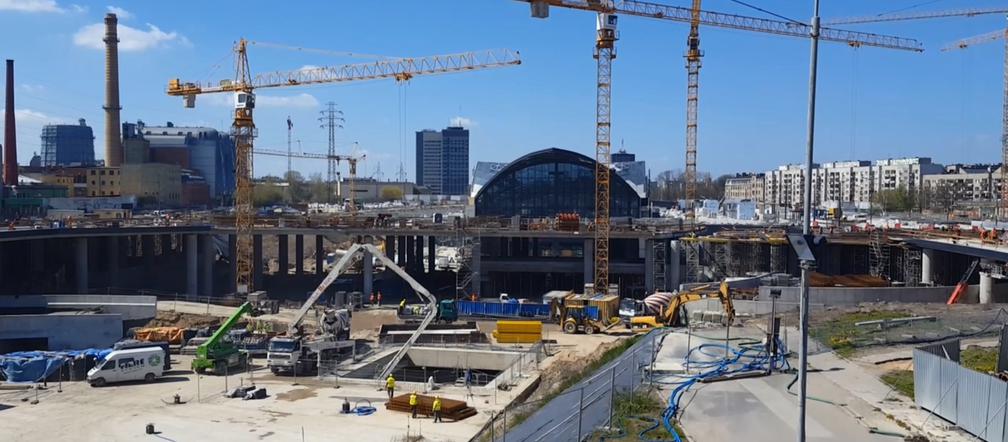 Dworzec Łódź Fabryczna nabiera kształtów
