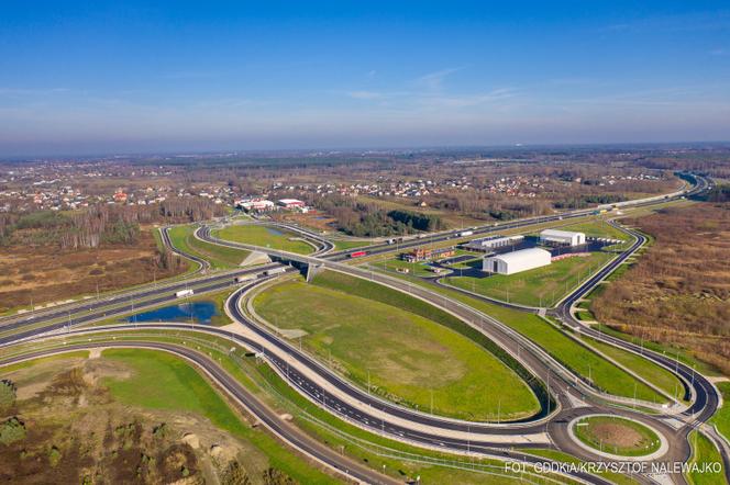 Węzeł Kobyłka w ciągu S8 Marki - Radzymin