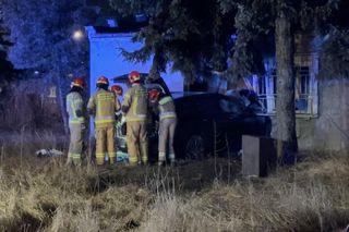 Pijany kierowca BMW wjechał w budynek