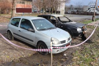 Seryjny podpalacz z Rybnika zatrzymany. Jednej nocy podpalił śmietniki i kilka samochodów