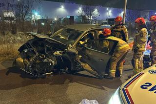 Karambol w Warszawie! 5 aut rozbitych, są ranni