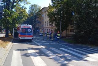 Wypadek na skrzyżowaniu ulic Szkotnik i Mościckiego