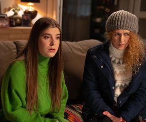 Barwy szczęścia odc. 3221. Agata (Natalia Zambrzycka), Halina Kałuża (Marta Zięba)