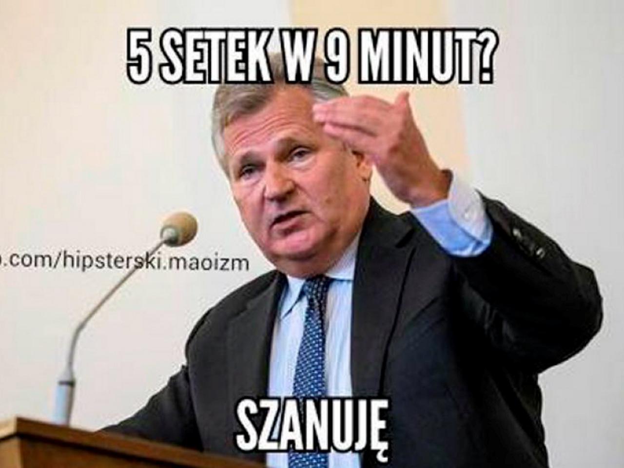 Kwaśniewski królem internetu