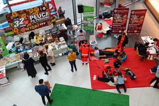 Wolontariusze zbierali pieniądze na rzecz WOŚP w różnych punktach Siedlec