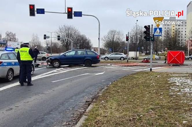 Tragedia w Sosnowcu. Kierowca zasłabł i z impetem wjechał w pieszą