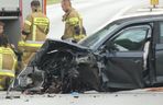 Koszmarny wypadek na drodze krajowej