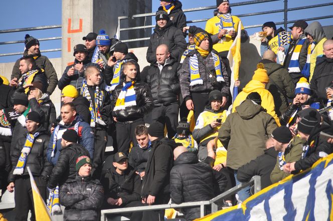 Korona Kielce - Motor Lublin. Kibice na Exbud Arenie