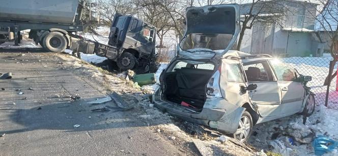 Tir zmiażdżył Marka i jego 10-letniego syna Patryka