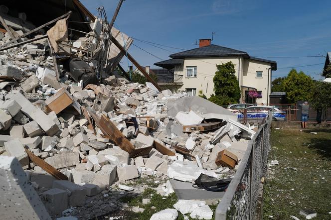 Wybuch domu w Augustowie. Budynek zamienił się w gruzy