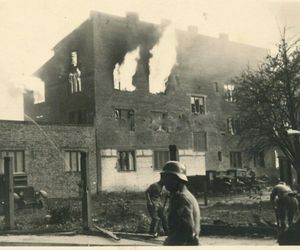 Białystok zniszczony po II wojnie światowej
