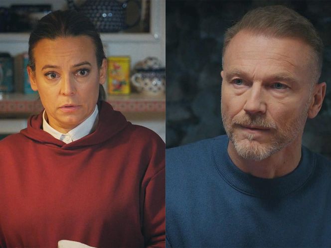 M jak miłość, odcinek 1849: Magda (Anna Mucha), Andrzej (Krystian Wieczorek)