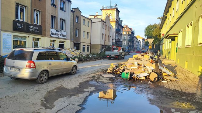 ul. Grunwaldzka po powodzi 