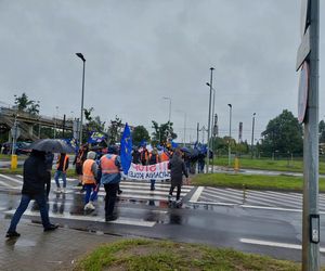 Strajk kolejarzy Bydgoszcz 28.07.25