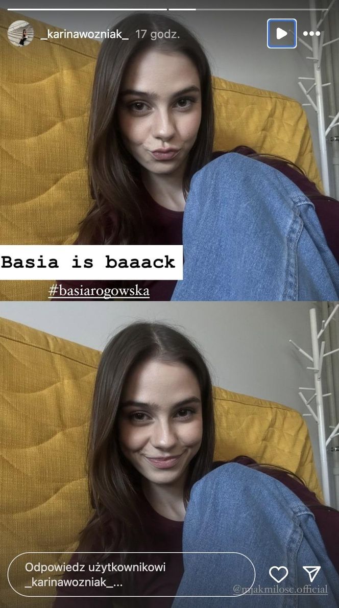 M jak miłość. Basia (Karina Woźniak)