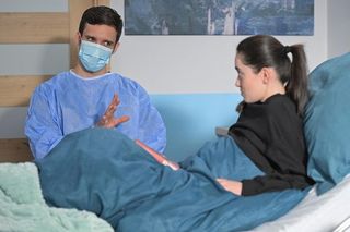 Pierwsza miłość, odcinek 4033: Milena/ Angelika (Patrycja Franczak), Filip (Dominik Smaruj)