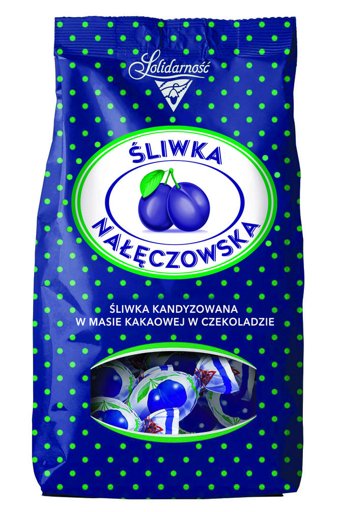 Śliwka Nałęczowska, torebka, 350 g, cena det.: ok. 17,90 zł