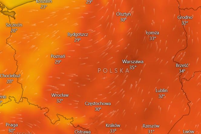 Do Polski nadciąga piekielny upał. Temperatura podskoczy powyżej 35 stopni! Gdzie będzie najgorzej? 