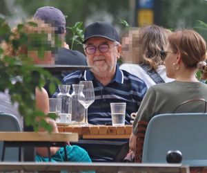 Edward Miszczak i Anna Cieślak na bazarku