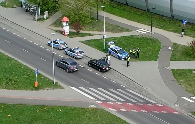 Policyjny dron działał w Toruniu. Uczestnicy "majówki z BMW" ukarani