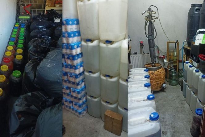 Nielegalnie produkował alkohol. Przeszkodziła mu w tym policja