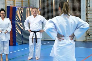 M jak miłość odc. 1717. Marysia (Małgorzata Pieńkowska), Artur Rogowski (Robert Moskwa), Ewa Kalinowska (Anna Kerth)