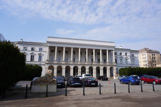 Przesunięty w 1970 roku Pałac Lubomirskich w Warszawie