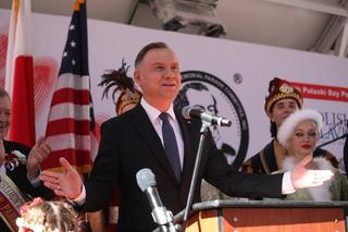 Prezydent Andrzej Duda na Paradzie Pułaskiego w Nowym Jorku. Tańczy poloneza!