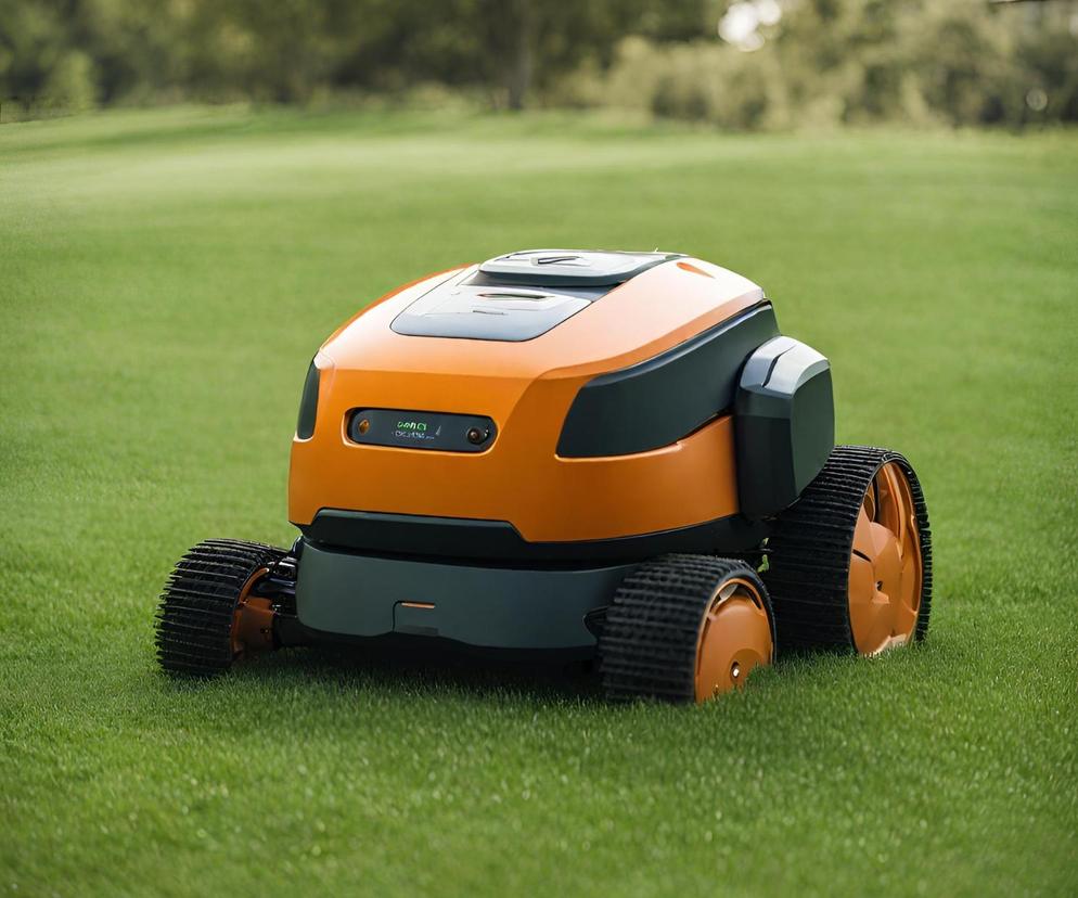 Robot koszący trawę