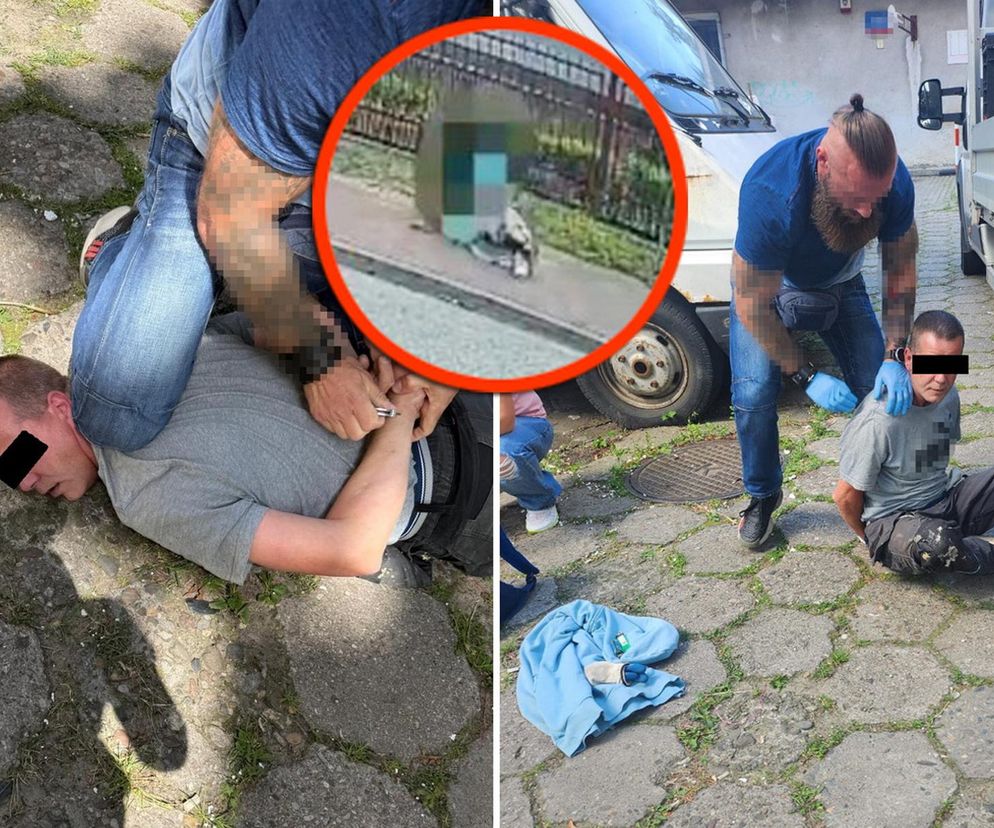 Wołomin. Napadł na seniorkę w biały dzień. 43-latek zatrzymany przez kryminalnych