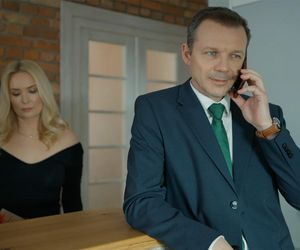 Barwy szczęścia, odcinek 3197: Bruno (Lesław Żurek), Karolina (Marta Dąbrowska) 