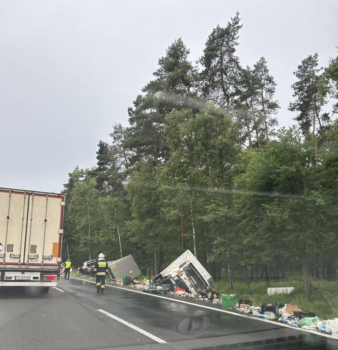 Zderzenie na DK 1 w Kobiórze