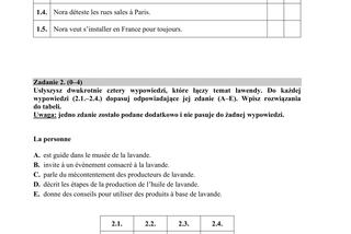 Matura 2020: Język francuski [Arkusz CKE]