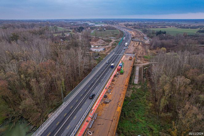 S7 Płońsk - Czosnów, most na Wiśle