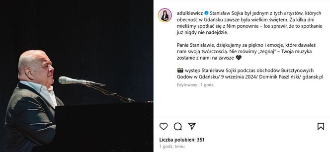 Politycy żegnają Stanisława Soykę